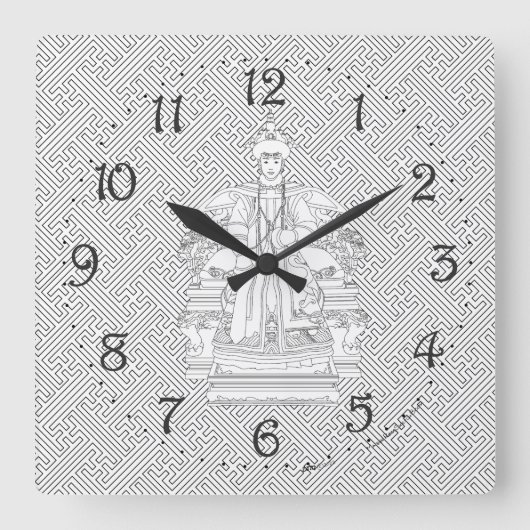 Ehrwürdige Uhr der Wand auf dem Ankerplatz (Vorderseite)