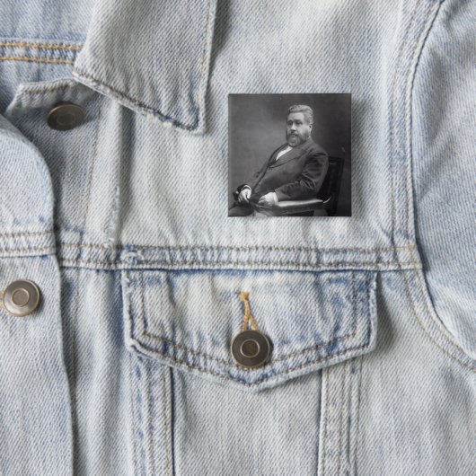 Ehrwürdiger Charles Haddon Spurgeon Button (Beispiel)