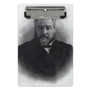 Ehrwürdiger Charles Haddon Spurgeon Mini Klemmbrett