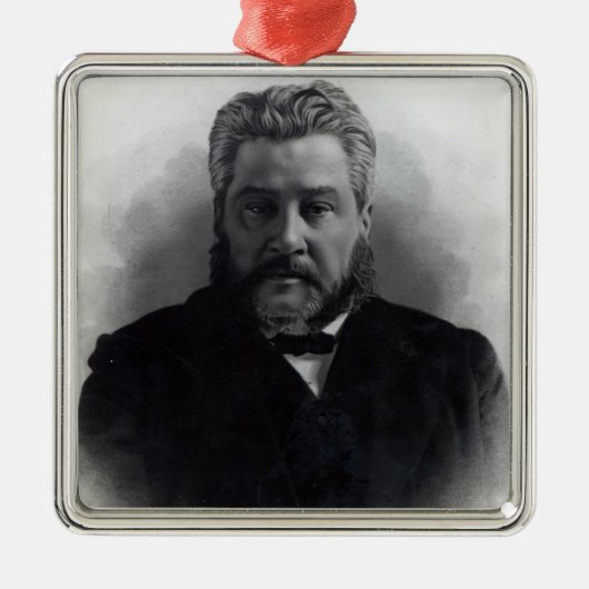 Ehrwürdiger Charles Haddon Spurgeon Silbernes Ornament (Vorne)