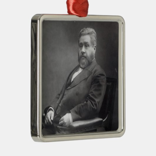 Ehrwürdiger Charles Haddon Spurgeon Silbernes Ornament (Rechts)