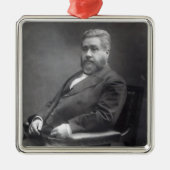 Ehrwürdiger Charles Haddon Spurgeon Silbernes Ornament (Vorne)