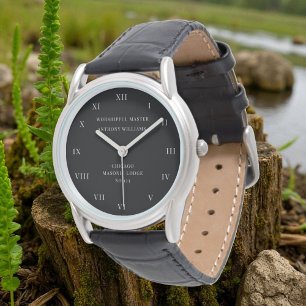 Ehrwürdiger Meister Freimaurer Loge Armbanduhr