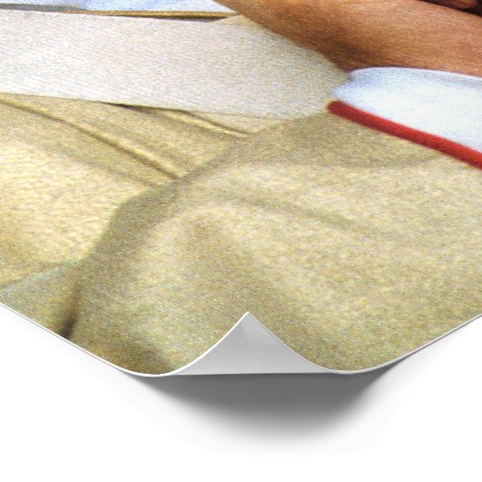 Ehrwürdiger Papst Johannes Paul II Poster (Ecke)