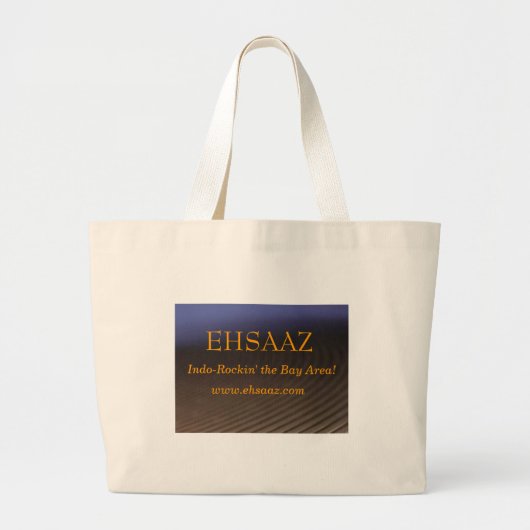Ehsaaz Leinwand-Tasche Jumbo Stoffbeutel (Vorne)