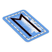 Ehwaz Viking Rune Magnet - Loyalität! (Rechte Seite)