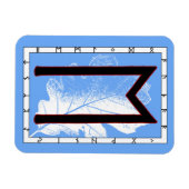 Ehwaz Viking Rune Magnet - Loyalität! (Horizontal)