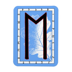 Ehwaz Viking Rune Magnet - Loyalität!