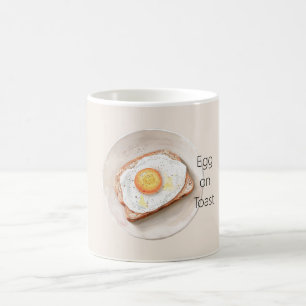 Ei auf Toast Kaffeetasse
