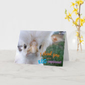 Ei-Ceptional Danke-Card Karte (Gelbe Blume)