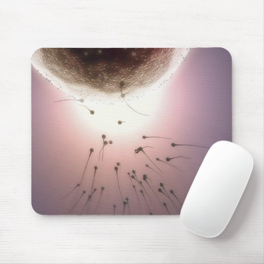 Ei, das durch Samenzellen befruchtet wird Mousepad (Mit Mouse)