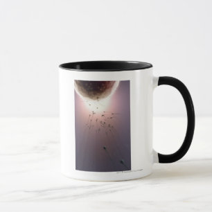 Ei, das durch Samenzellen befruchtet wird Tasse