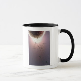 Ei, das durch Samenzellen befruchtet wird Tasse