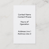 Ei, das ländliches Huhn-Foto bewirtschaftet Visitenkarte (Rückseite)