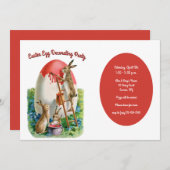 Ei-dekoratives Party  Einladung (Vorne/Hinten)