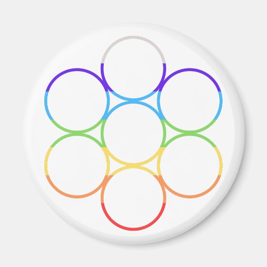 Ei der Chakra-Runde Magnet (Vorne)