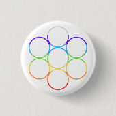 Ei des Lebens Chakra Button (Vorderseite)