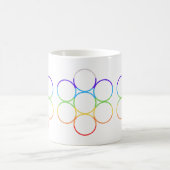 Ei des Lebens Chakra Kaffeetasse (Mittel)