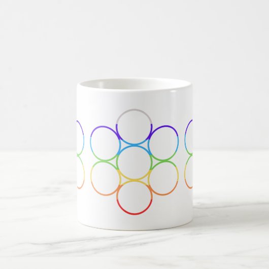 Ei des Lebens Chakra Kaffeetasse (Mittel)