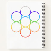 Ei des Lebens Chakra Notizblock (Rückseite)