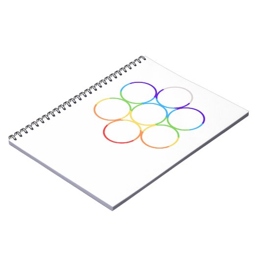 Ei des Lebens Chakra Notizblock (Linke Seite)