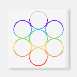 Ei des Lebens Chakra Platz Magnet