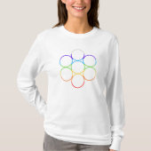 Ei des Lebens Chakra Womens Long Sleeve T-Shirt (Vorderseite)