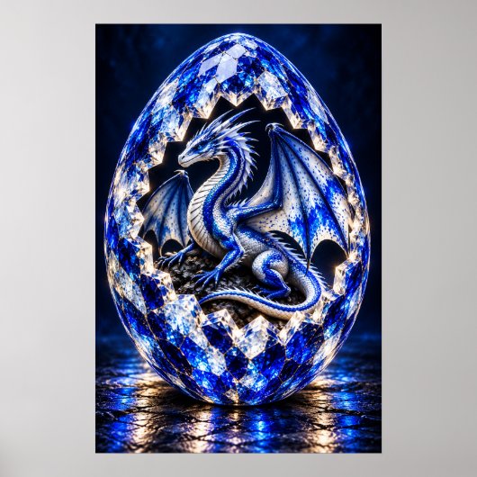 Ei des Wellenkamm-Drachens Poster (Vorne)