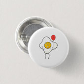 Ei-Design mit Luftballon, personalisieren, anpasse Button (Vorne & Hinten)