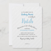 Ei-Dusche mit Skulptur Einladung (Rückseite)