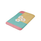 Ei Fried Breakfast farbenfroh Badematte (Schrägansicht)