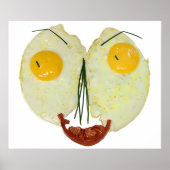 Ei-Gesichtsschild Poster (Vorne)