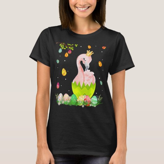 Ei Grafischer Vintager Flam T-Shirt (Vorderseite)