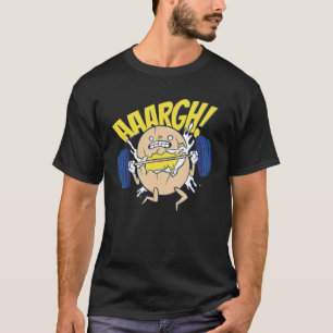 Ei Hanteln Fitness Fitnessstudio Workout Kniebeuge T-Shirt