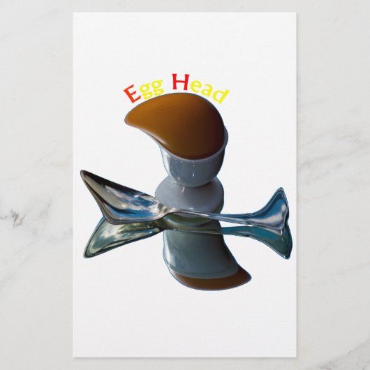 Ei Head Quirky Designs Briefpapier (Vorderseite)
