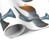 Ei Head Quirky Designs Geschenkpapier (Rolleneckpunkt)