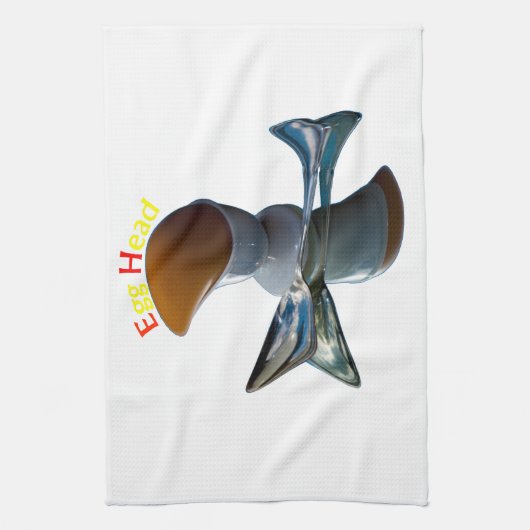 Ei Head Quirky Designs Handtuch (Vertikal)