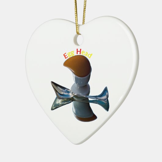 Ei Head Quirky Designs Keramik Ornament (Links)