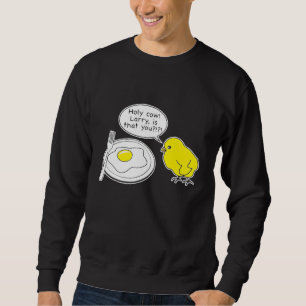 Ei Heilige Kuh Larry Bist Du Das Spiegelei Sweatshirt