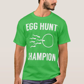 Ei Hunt Champion Funny Vater Osterschwangerschaft T-Shirt