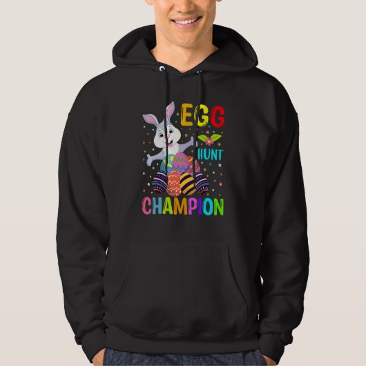 Ei Hunt Champion Ostereier Happy Ostertag Hoodie (Vorderseite)