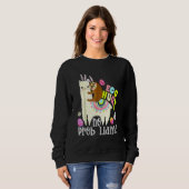 Ei Hunt No Prob Llama Bunny Sloth Riding Llama Ea Sweatshirt (Vorne ganz)