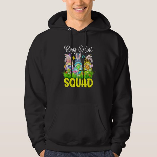 Ei Hunt Squad Gnomes Ostertag Sonnenschein Hoodie (Vorderseite)
