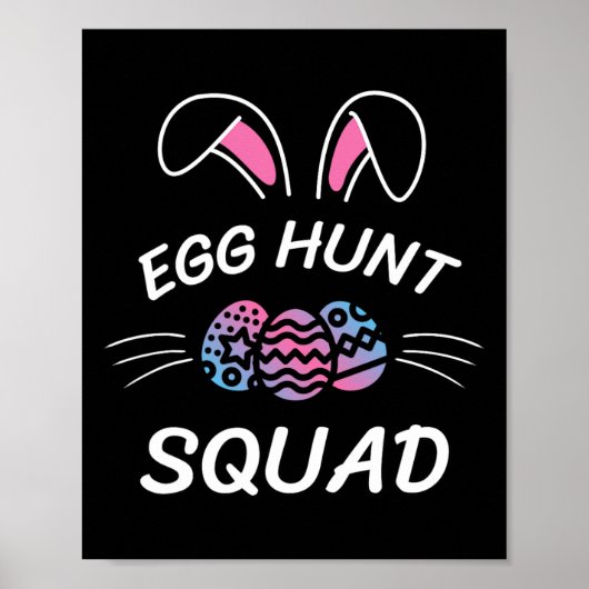 Ei Hunt Squad Jagen Saison Funny Oaster Day Par Poster (Vorne)