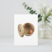 Ei im Korb Postkarte (Stehend Vorderseite)