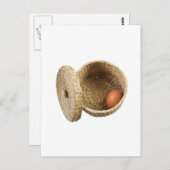 Ei im Korb Postkarte (Vorne/Hinten)
