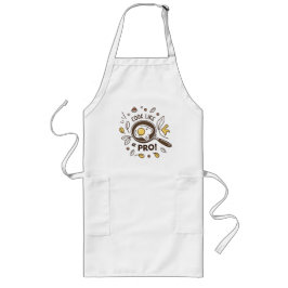 Ei in Pan Illustration - Köstliches Frühstück Art Lange Schürze