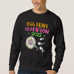 Ei-Jagd Champion 2022 Osterschwangerschaft Ankündi Sweatshirt