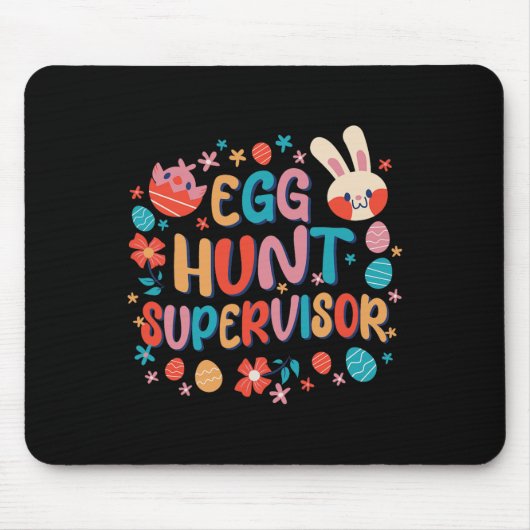 Ei Jagd Hüter Eier Jagd Party Ostertag Mousepad (Vorne)