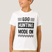 Ei-Jagd-Modus auf lustigen Osterei-Jagd-Geschenken T-Shirt (Vorderseite)